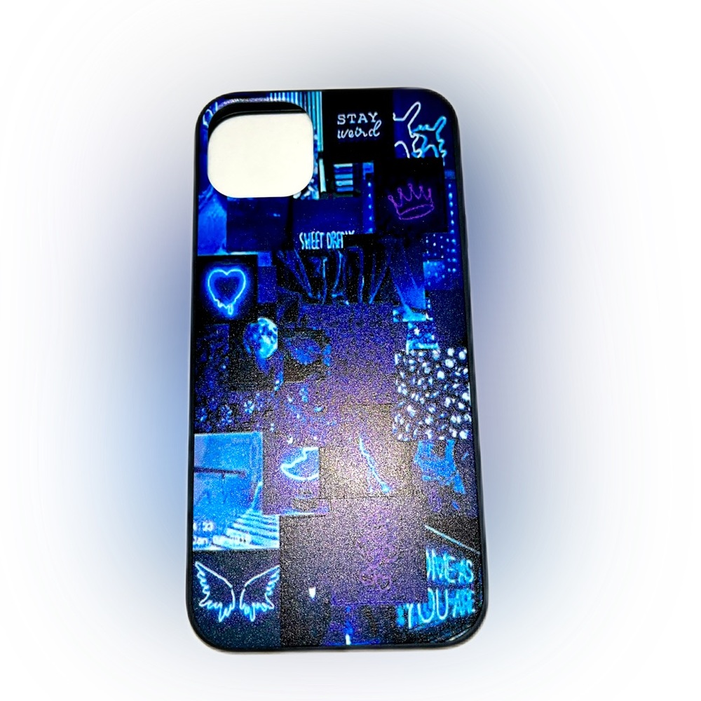 Blue Aesthetic Soft Phone Case For IPhone 13, iPhone 14 Plus NWOT
